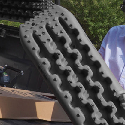 RUGCEL WINCH Quick Recovery Emergency 4 Wheel Drive Tire Traction Boards, Black - Find Fresh Goods