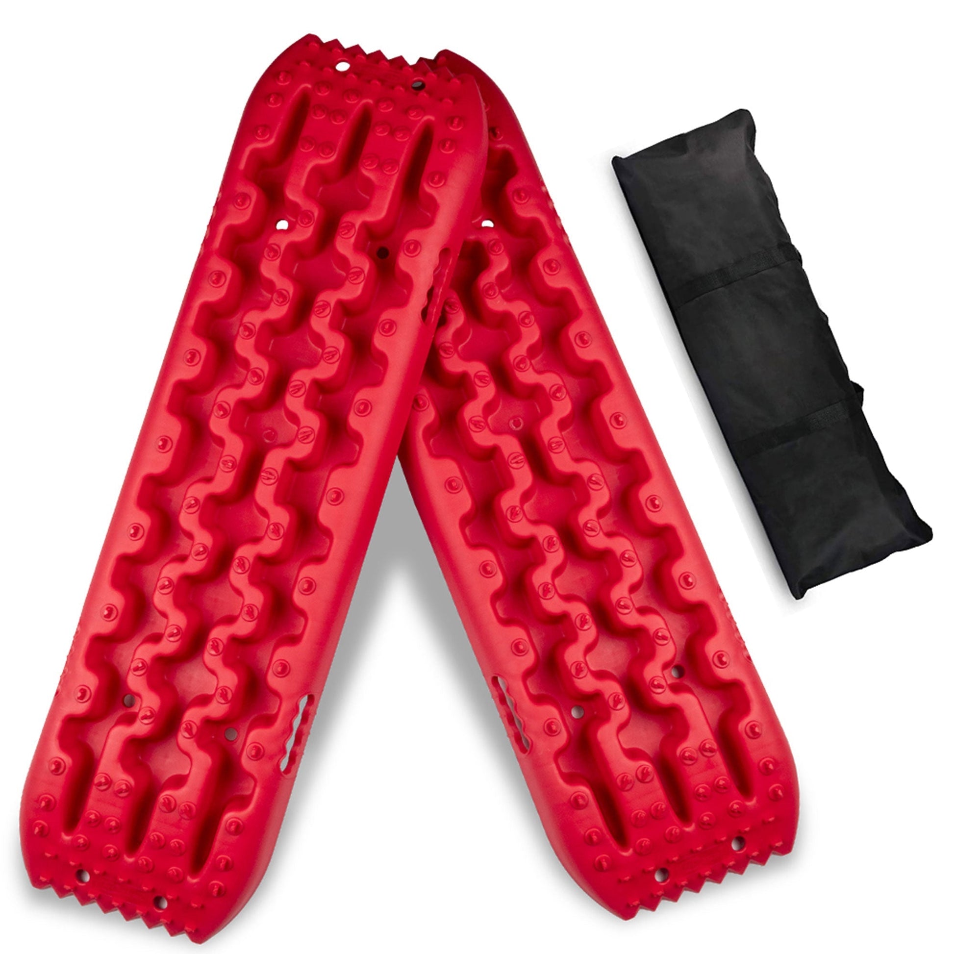 RUGCEL WINCH Quick Recovery Emergency 4 Wheel Drive Tire Traction Board Mats,Red - Find Fresh Goods