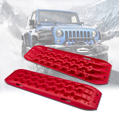 RUGCEL WINCH Quick Recovery Emergency 4 Wheel Drive Tire Traction Board Mats,Red - Find Fresh Goods