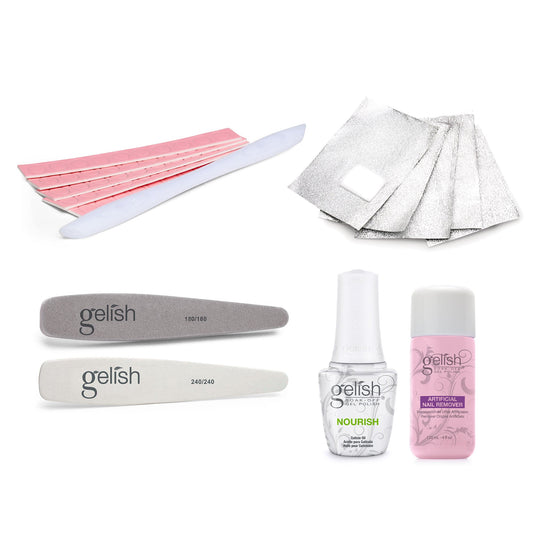 Gelish Essentials Gel Polish and Dip Powder Polish Remover and Maintenance Kit - Find Fresh Goods