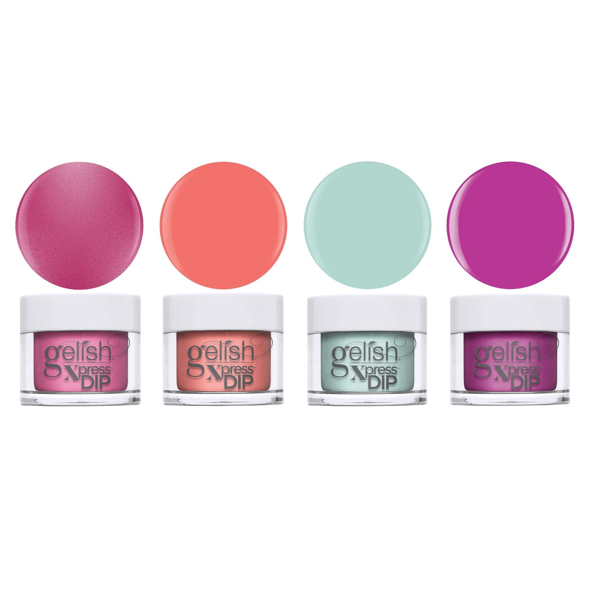 Gelish Mini Xpress Dip Neon Collection 9 G ColorFusion Nail Powder Jar, 4 Pack - Find Fresh Goods