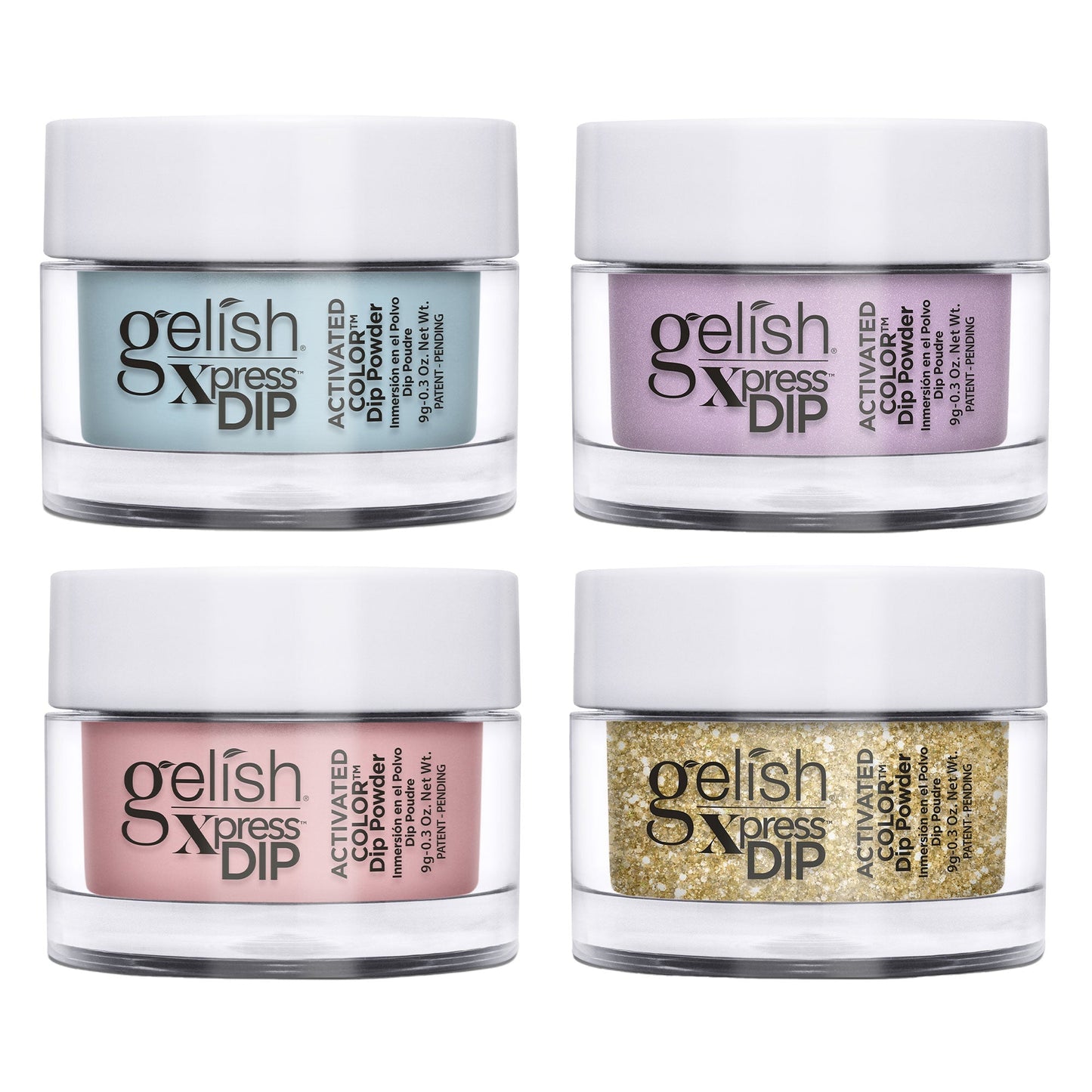 Gelish Mini Xpress Dip Pastel Set 9 G ColorFusion Nail Powder Jars, 4 Pack - Find Fresh Goods