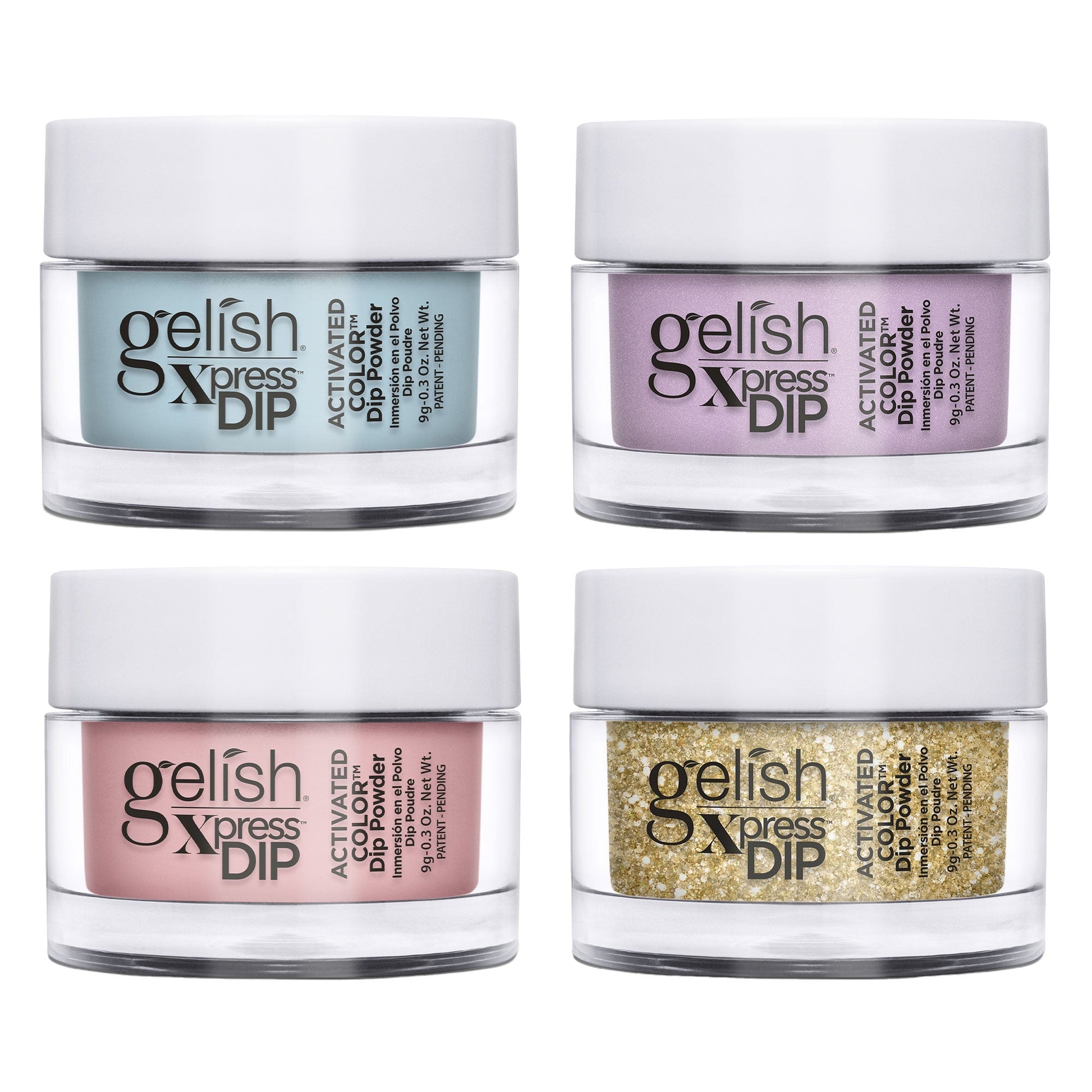 Gelish Mini Xpress Dip Pastel Set 9 G ColorFusion Nail Powder Jars, 4 Pack - Find Fresh Goods