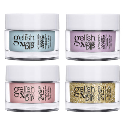 Gelish Mini Xpress Dip Pastel Set 9 G ColorFusion Nail Powder Jars, 4 Pack - Find Fresh Goods