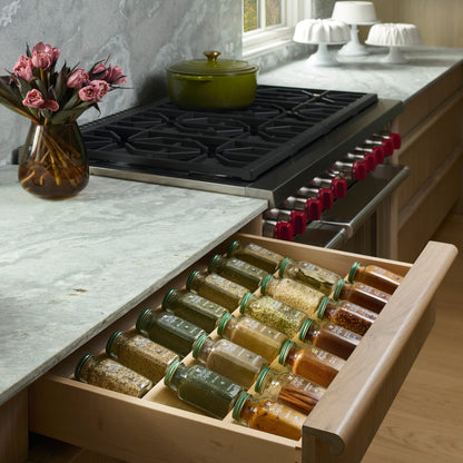 Rev-A-Shelf 36'' Kitchen Drawer Organizer Insert Spice Rack Three-Tier, 4SDI-36-1