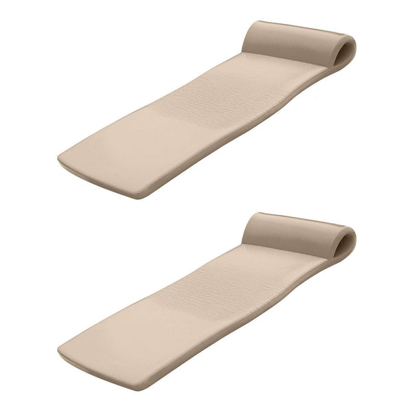 TRC Recreation Sunsation 70-Inch Foam Raft Lounger Pool Float, Bronze (2 Pack)