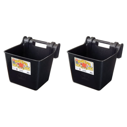 Little Giant HF15BLACK 15 qt. Mountable Plastic Hook Feeder, Black (2 Pack)