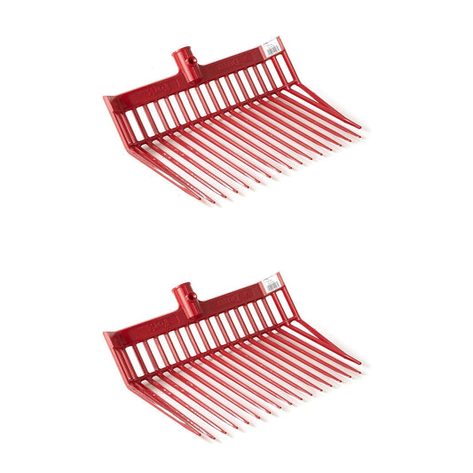 Little Giant Polycarbonate Pitchfork Replacement Head w/ Angled Tines (2 Pack)