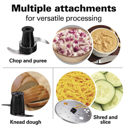 Hamilton Beach Stack & Snap Food Processor, 12 Cup Capacity, 70727G