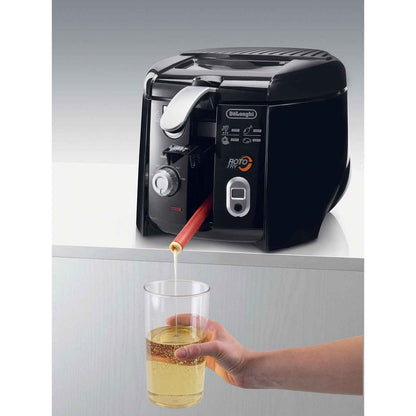De'Longhi 2.2 Lb. Cool Touch Roto Deep Fryer - Black