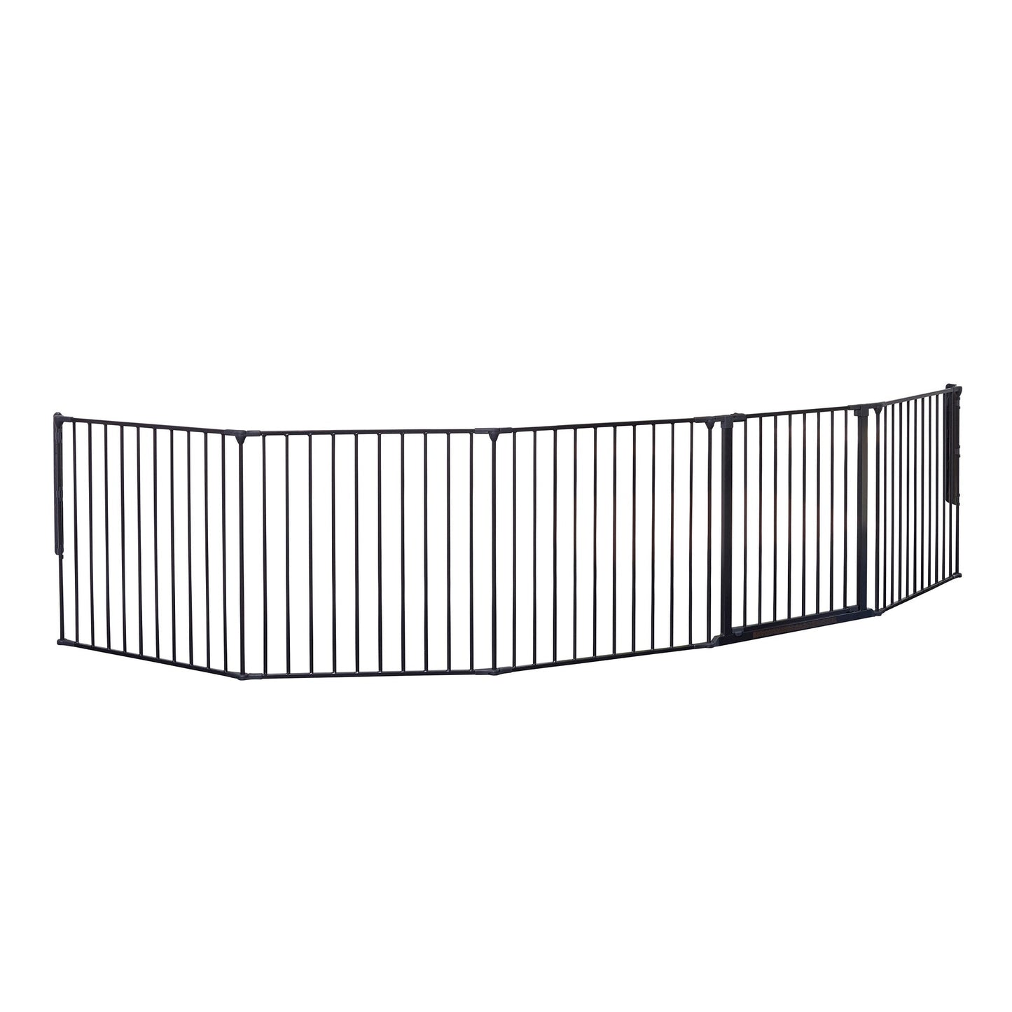 Scandinavian Pet Design Pet Flex System XXL Wall Mounted At Home Dog Gate, Black