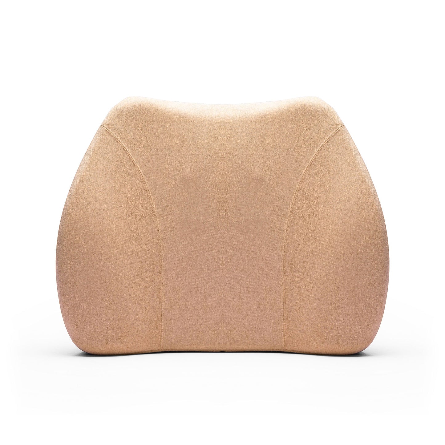 WENNEBIRD Model Q Lumbar Memory Foam Support Pillow to Improve Posture, Beige