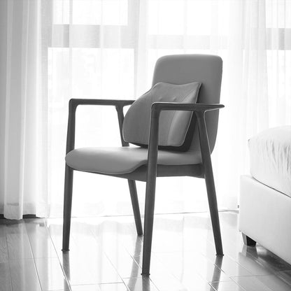 WENNEBIRD Model Q Lumbar Memory Foam Support Pillow to Improve Posture, Grey