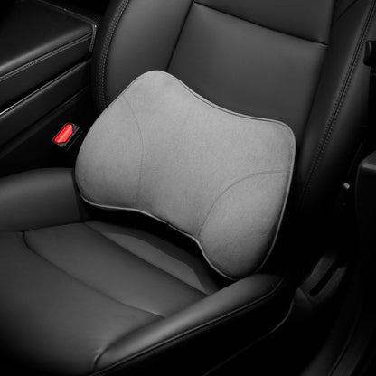 WENNEBIRD Model B Lumbar Memory Foam Support Pillow to Improve Posture, Grey