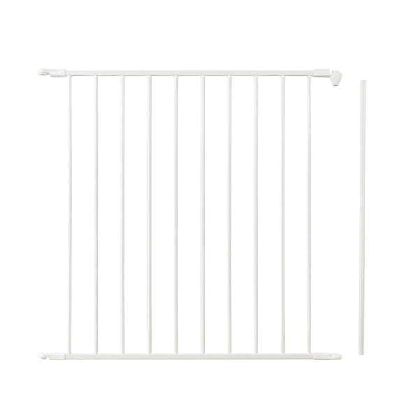 Scandinavian Pet Flex Metal 28.4in Baby Gate Extension Panel Accessory, White