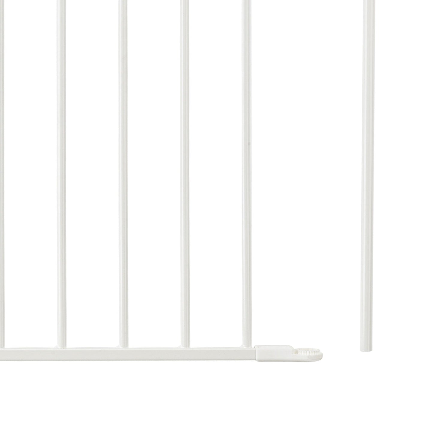 Scandinavian Pet Flex Metal 28.4in Baby Gate Extension Panel Accessory, White