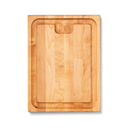 John Boos Au Jus Maple Wood Cutting Board with Juice Groove, 20" x 15" x 1.5"