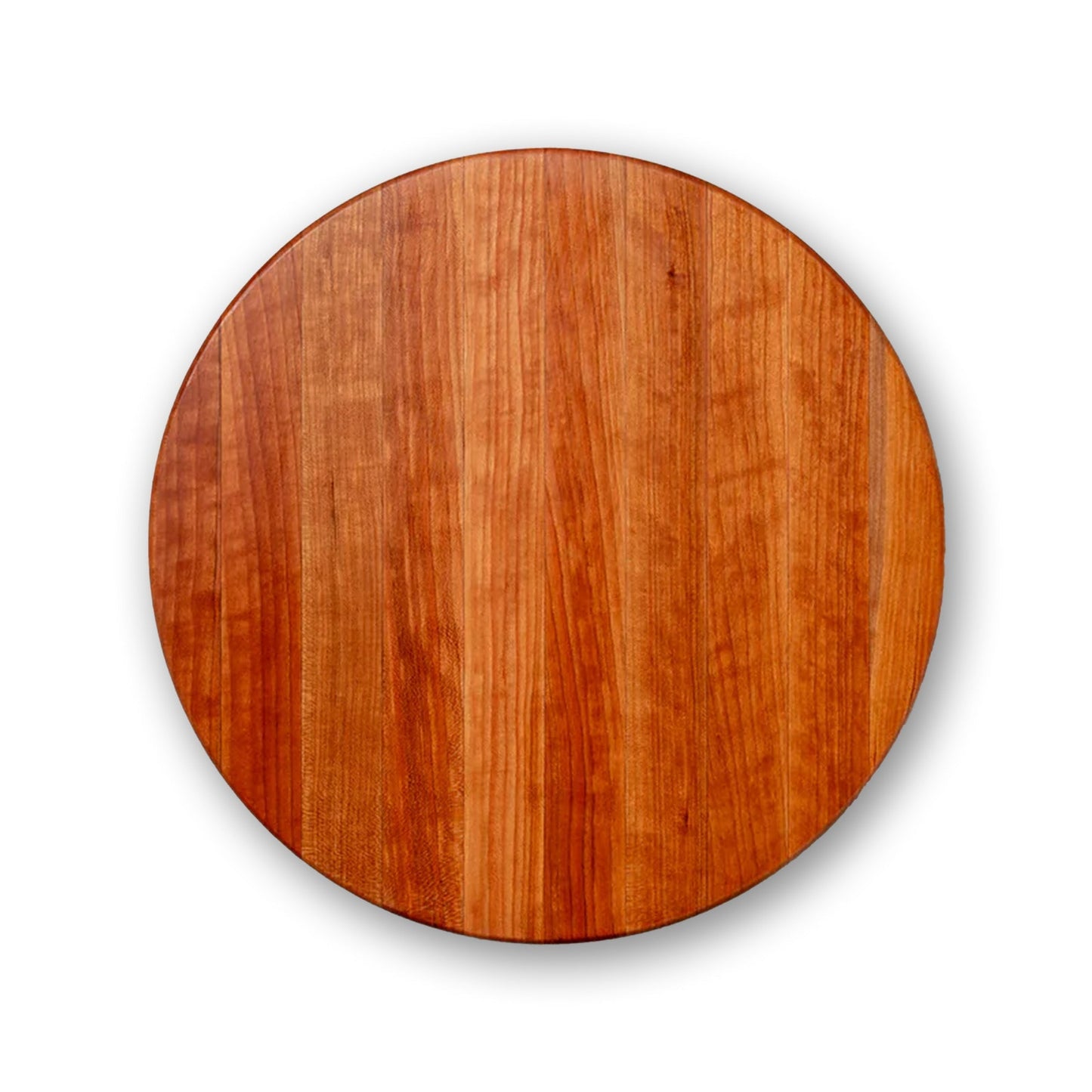 John Boos Cherry Wood End Grain Round Cutting Board for Kitchen,18" x 18" x 1.5"