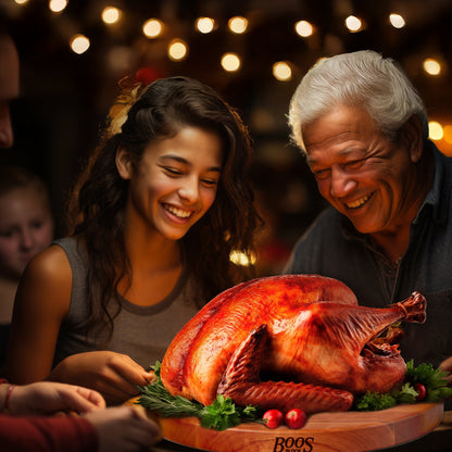 John Boos Cherry Wood End Grain Round Cutting Board for Kitchen,18" x 18" x 1.5"