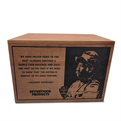 Betterwood Products 04405 Fatwood Firestarter in Wooden Crate, Yosemite, 13 LB