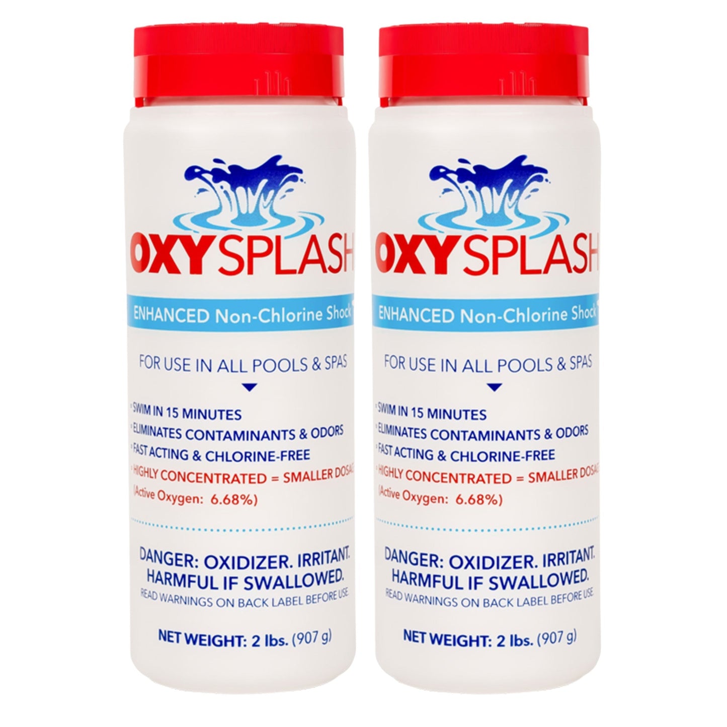 API OXSP2 Oxy Splash Swimming Pool Water Treatment Blend, 2 Pounds (2 Pack)