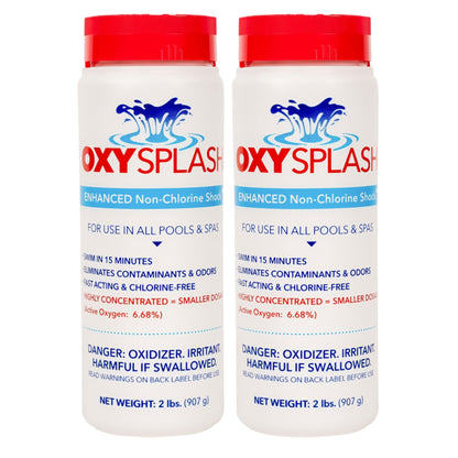 API OXSP2 Oxy Splash Swimming Pool Water Treatment Blend, 2 Pounds (2 Pack)