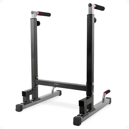 BalanceFrom Multi-Function Home Gym Exercise Dip Stand, 500lb Capacity, Black