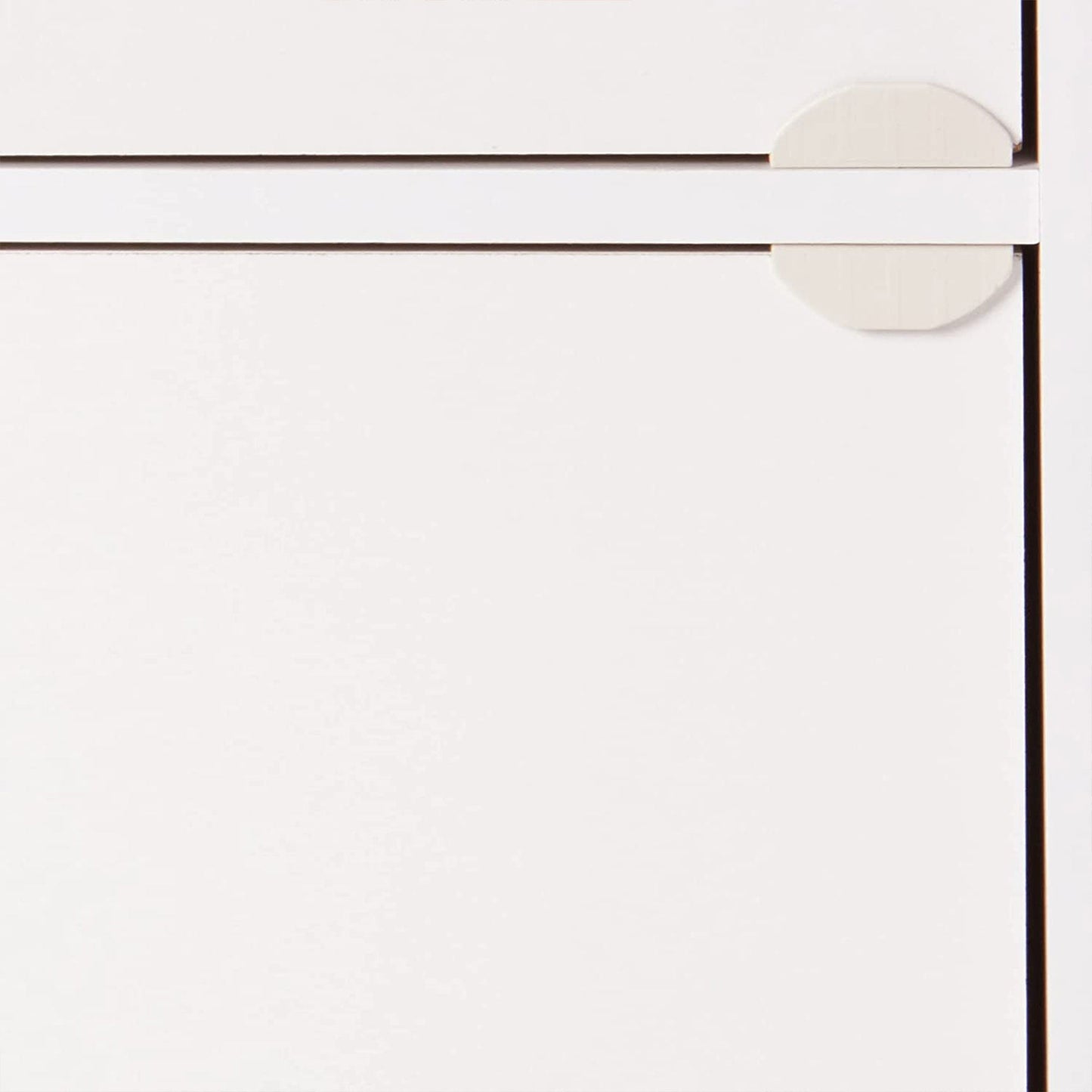 Hodedah 3 Door Enclosed Multipurpose Storage Cabinet for Home and Office, White