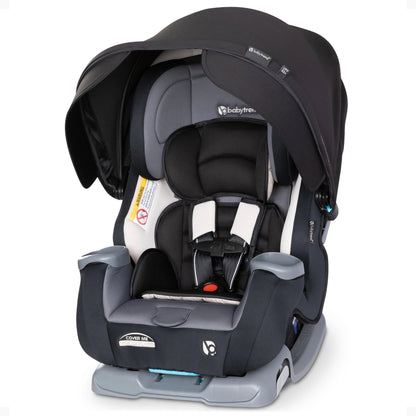 Baby Trend Cover Me 4 in 1 Convertible Car Seat with Adjustable Canopy, Black