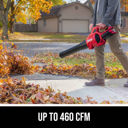 SKIL BL0460C-11 PWR CORE Brushless 40V 460 CFM 120 MPH Leaf Blower, 2.0Ah Battery and Charger