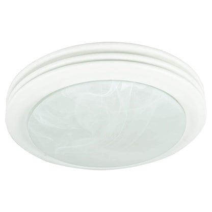 Good Housekeeping Yorkshire Bathroom Ventilation Fan with Light, Satin White