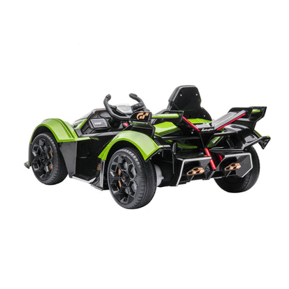 Dakott Lamborghini Gran Turismo V12 Vision Battery Power Ride On Car Toy, Green