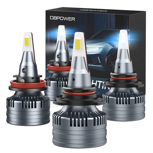 DBPower 100W LED 20000 Lumen Automotive Vehicle Headlight Bulbs Combo (Set of 4) - Find Fresh Goods
