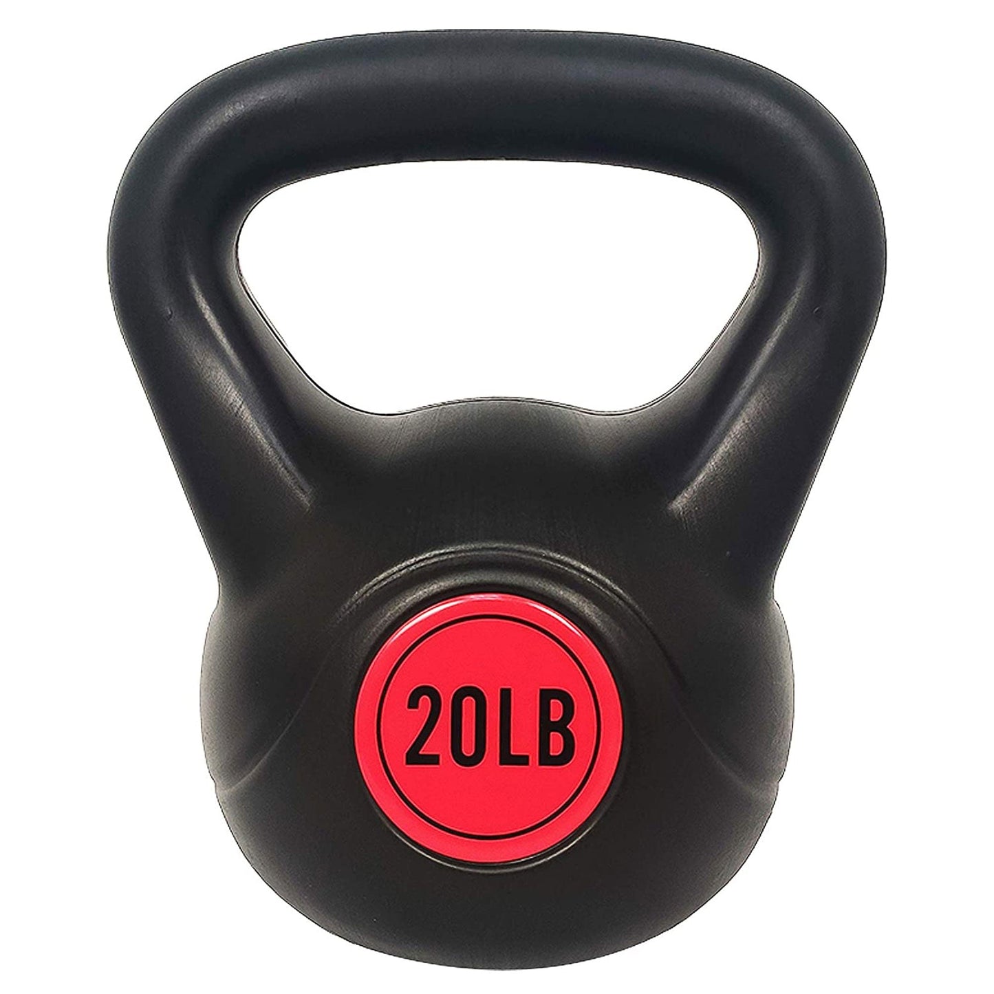 BalanceFrom Fitness Home Gym Vinyl Coated Solid Cast Iron Kettlebell Weight Set