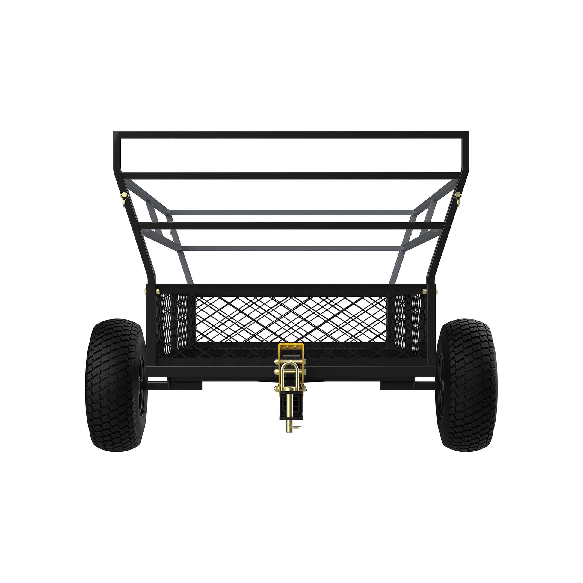 Gorilla 1400lb Steel ATV Trailer Garden Cart w/Removable Sides & 3-in-1 Tailgate - Find Fresh Goods