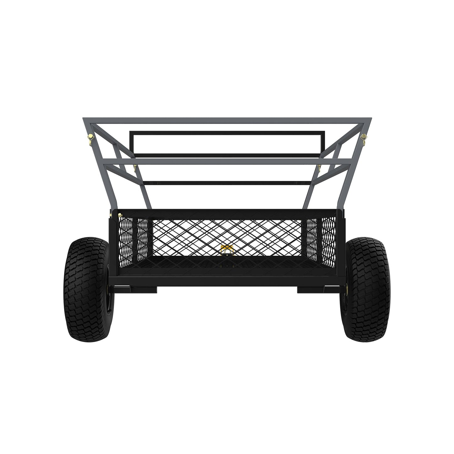 Gorilla 1400lb Steel ATV Trailer Garden Cart w/Removable Sides & 3-in-1 Tailgate - Find Fresh Goods