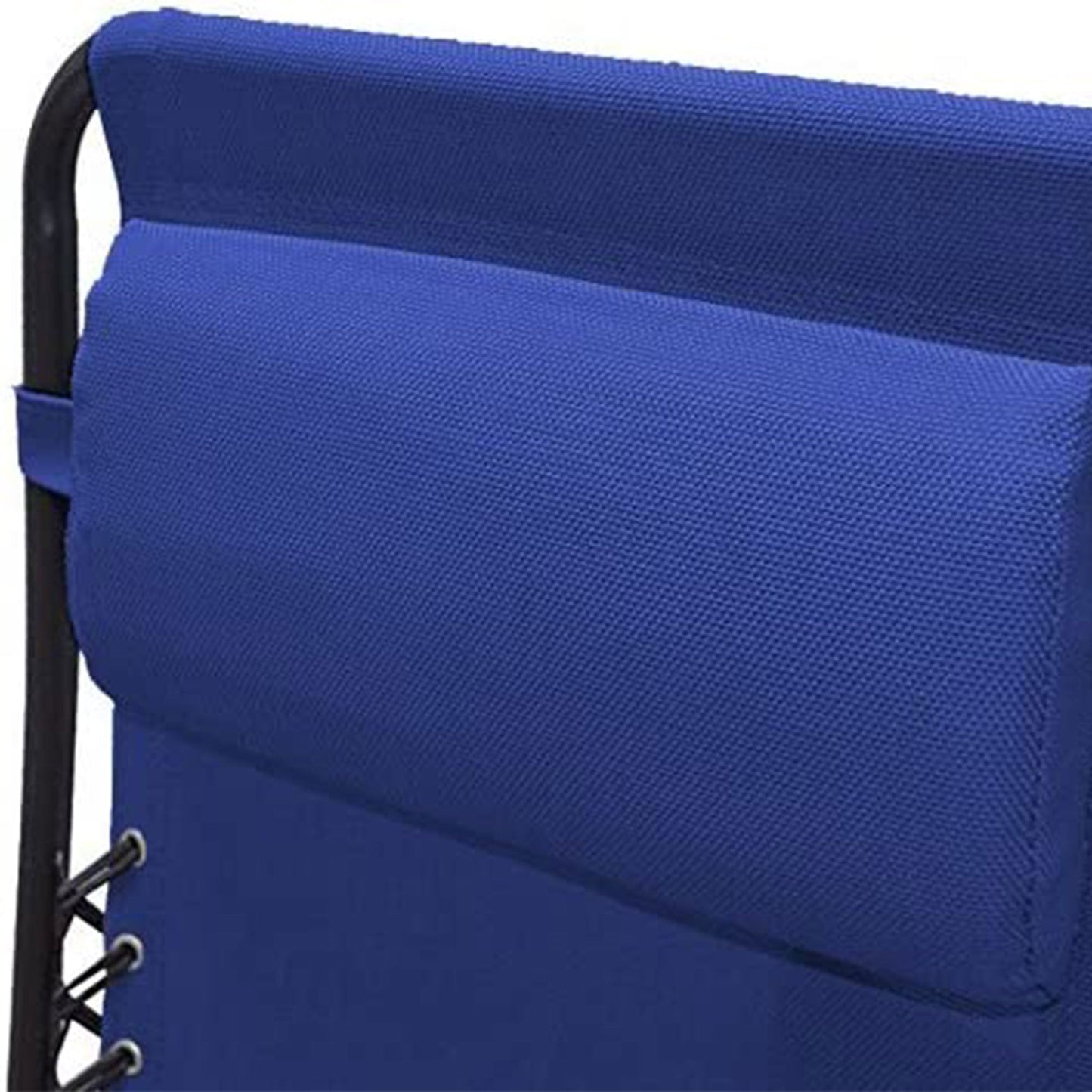 Caravan Sports Zero Gravity Outdoor Folding Camping Patio Lounge Chair, Blue