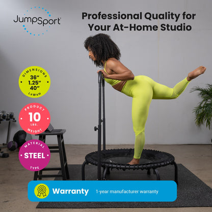 JumpSport Handle Bar Accessory for 39" Straight/Arched Leg Fitness Trampolines