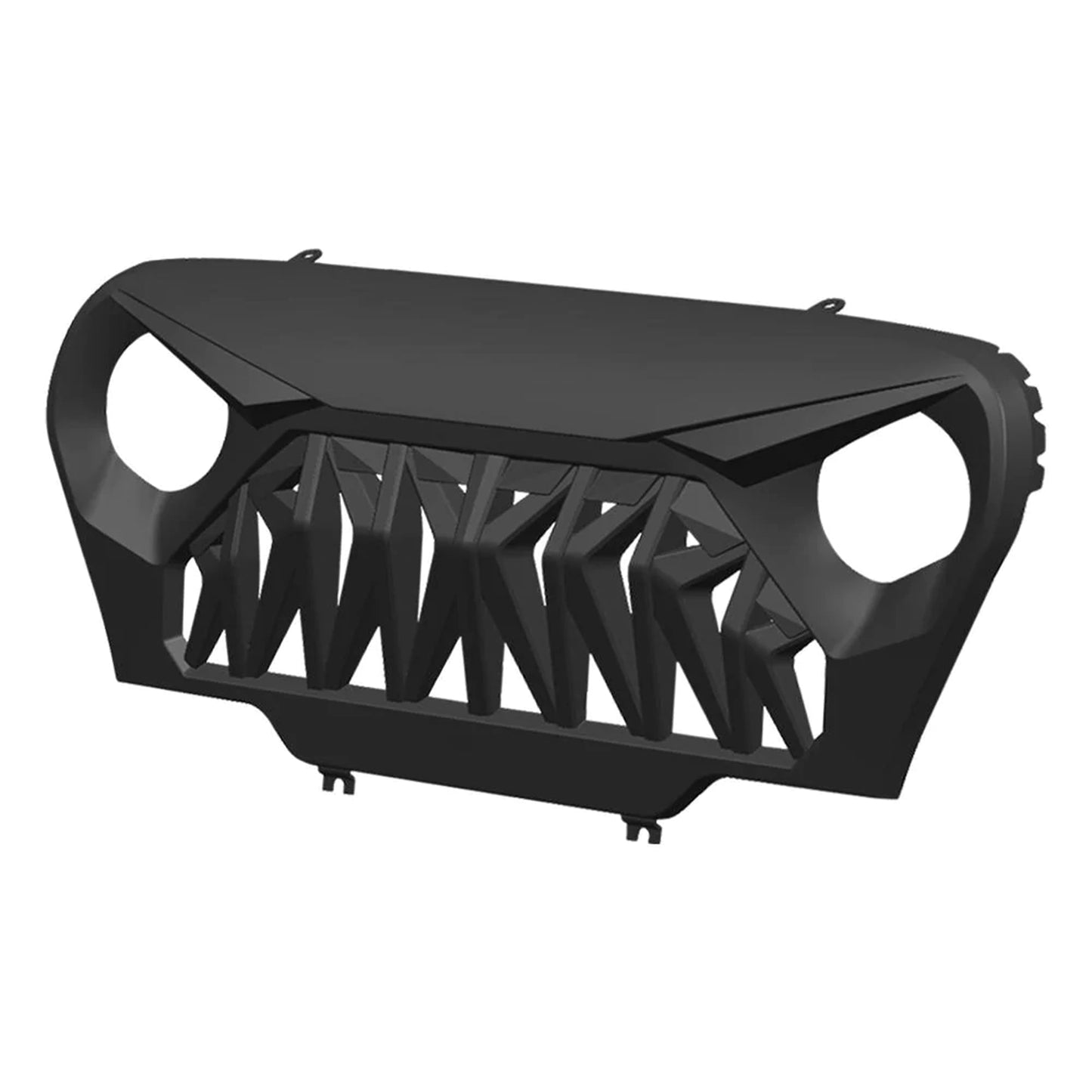 AMERICAN MODIFIED Shark Grille Compatible w/ 1997-2006 Jeep Wrangler TL or LJ - Find Fresh Goods