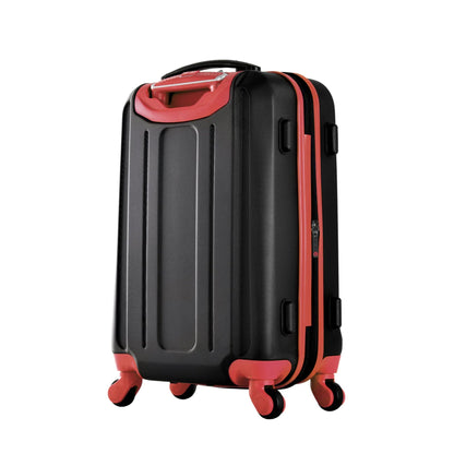 Olympia Apache II Hardcase 4 Wheel Spinner Suitcase 3 Piece Luggage Set, Red - Find Fresh Goods