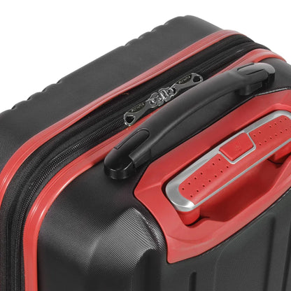 Olympia Apache II Hardcase 4 Wheel Spinner Suitcase 3 Piece Luggage Set, Red - Find Fresh Goods