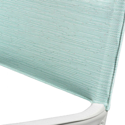 Lafuma Batyline Duo ORON Outdoor Dining Armchair, Sand/Mistral Blue (Set of 2)