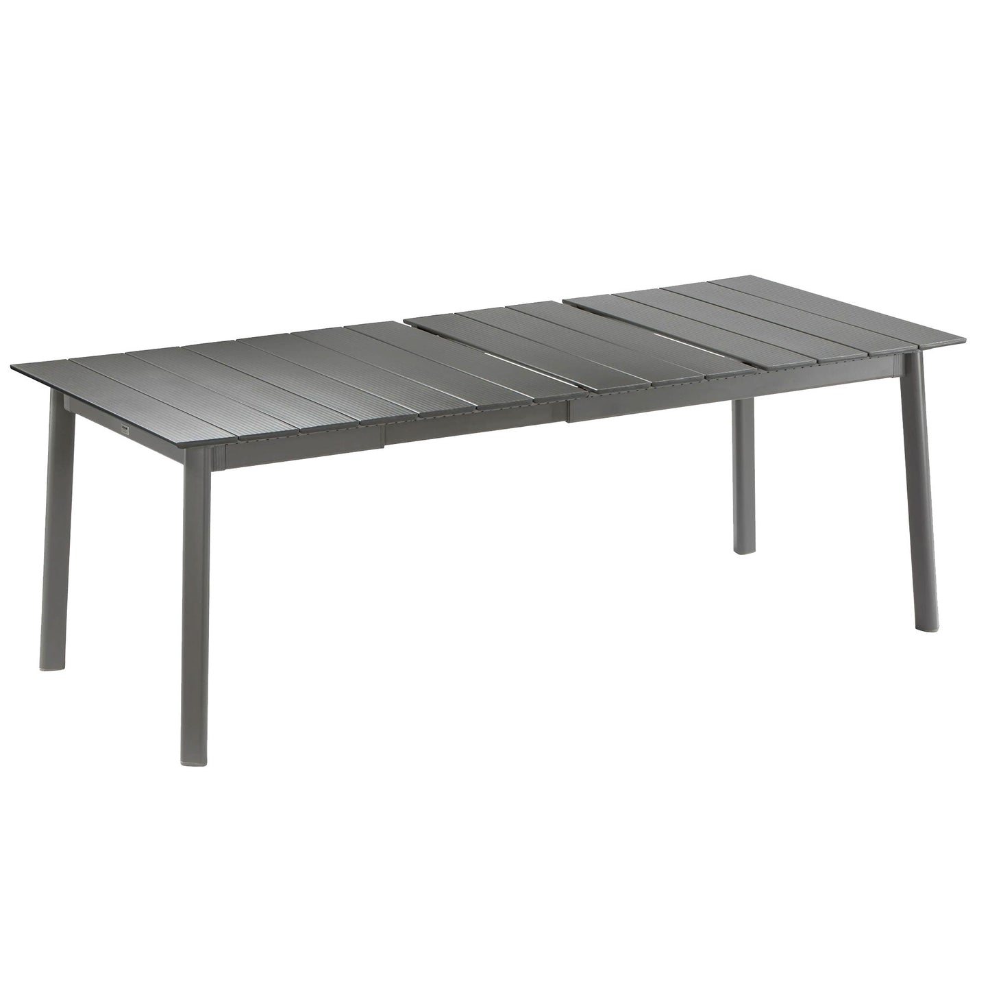 Lafuma ORON Extendable 6-8 Person Outdoor Aluminum Garden Dining Table, Titanium