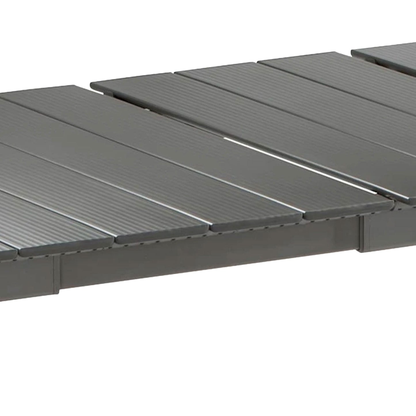 Lafuma ORON Extendable 6-8 Person Outdoor Aluminum Garden Dining Table, Titanium