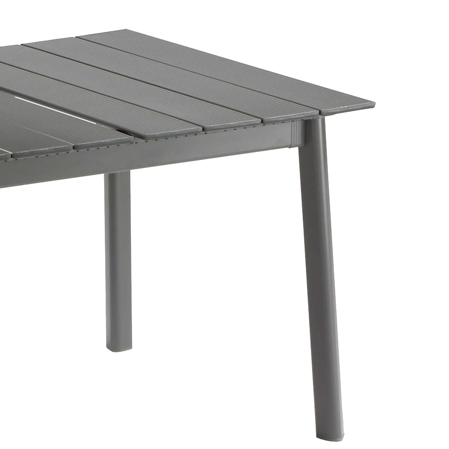 Lafuma ORON Extendable 6-8 Person Outdoor Aluminum Garden Dining Table, Titanium