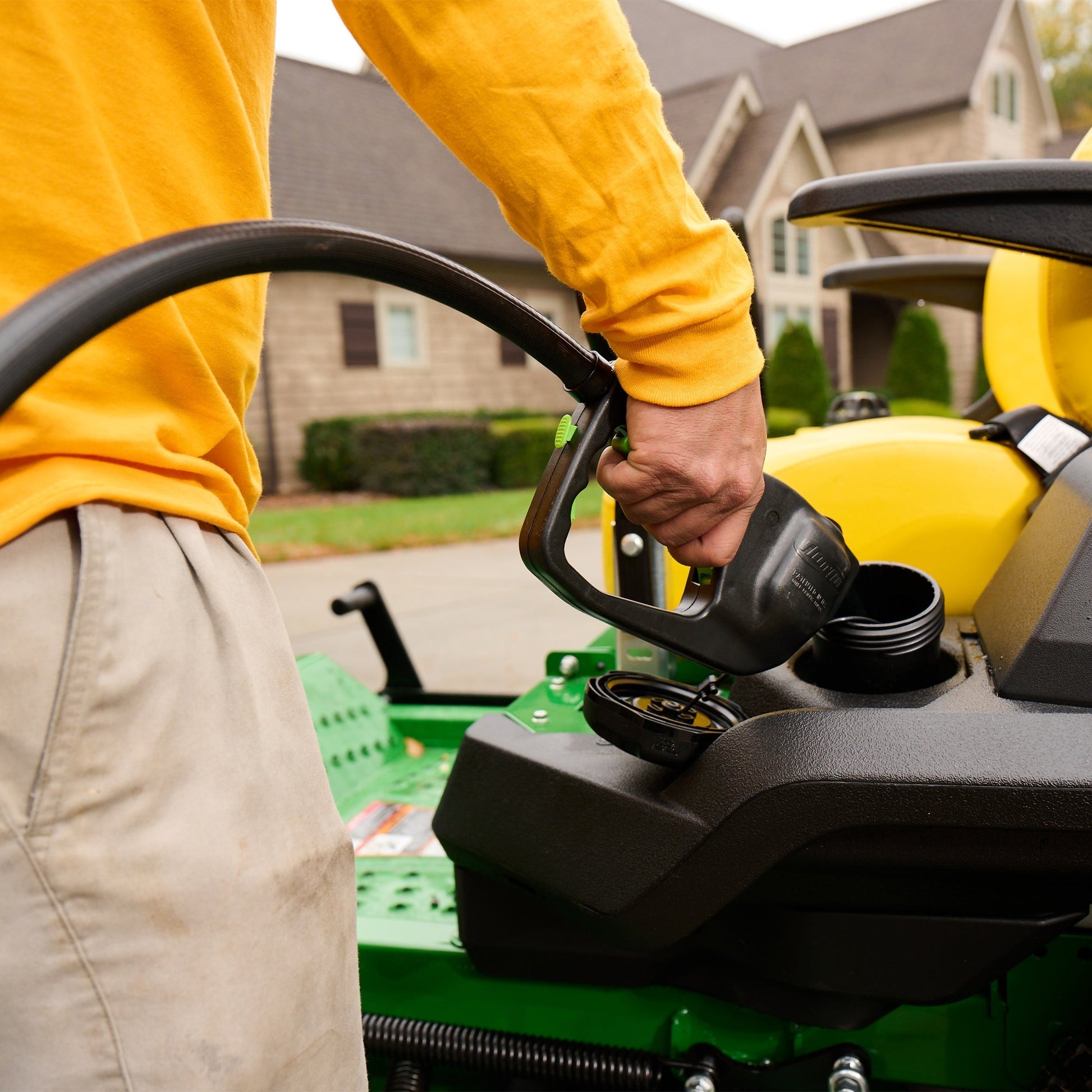 Scepter Flo N' Go Duramax 14 Gal Diesel Fuel Tank Container Caddy & Pump, Yellow - Find Fresh Goods