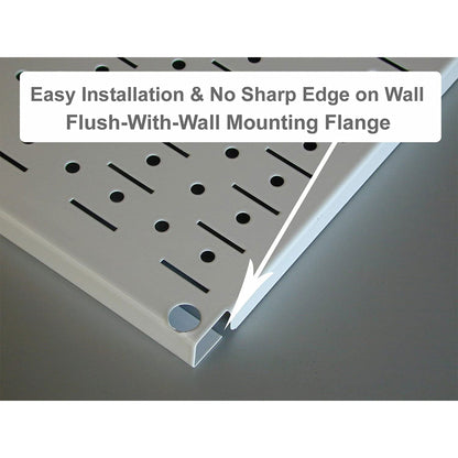 Wall Control 32x16" Horizontal Pegboard Garage Tool Organizer, Metallic (2 Pack)