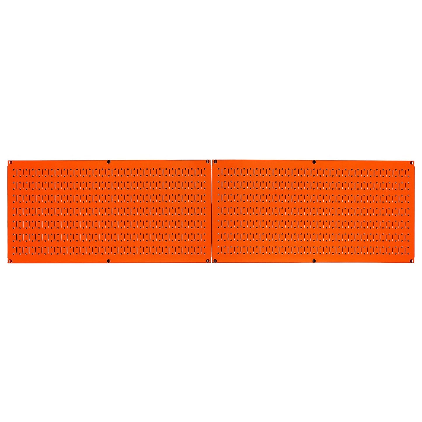 Wall Control 32"x16" Horizontal Pegboard Garage Tool Organizer, Orange (2 Pack)