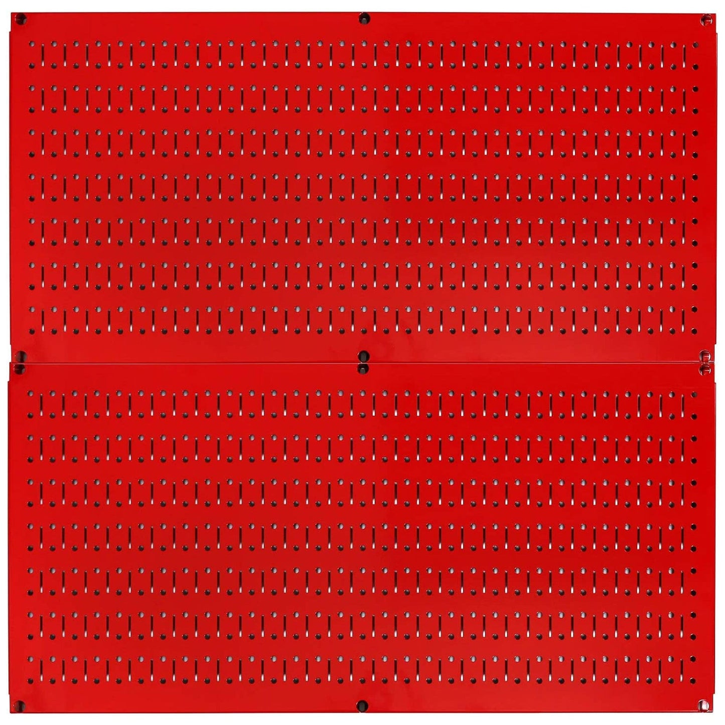 Wall Control 32" x 16" Horizontal Pegboard Garage Tool Organizer, Red (2 Pack)
