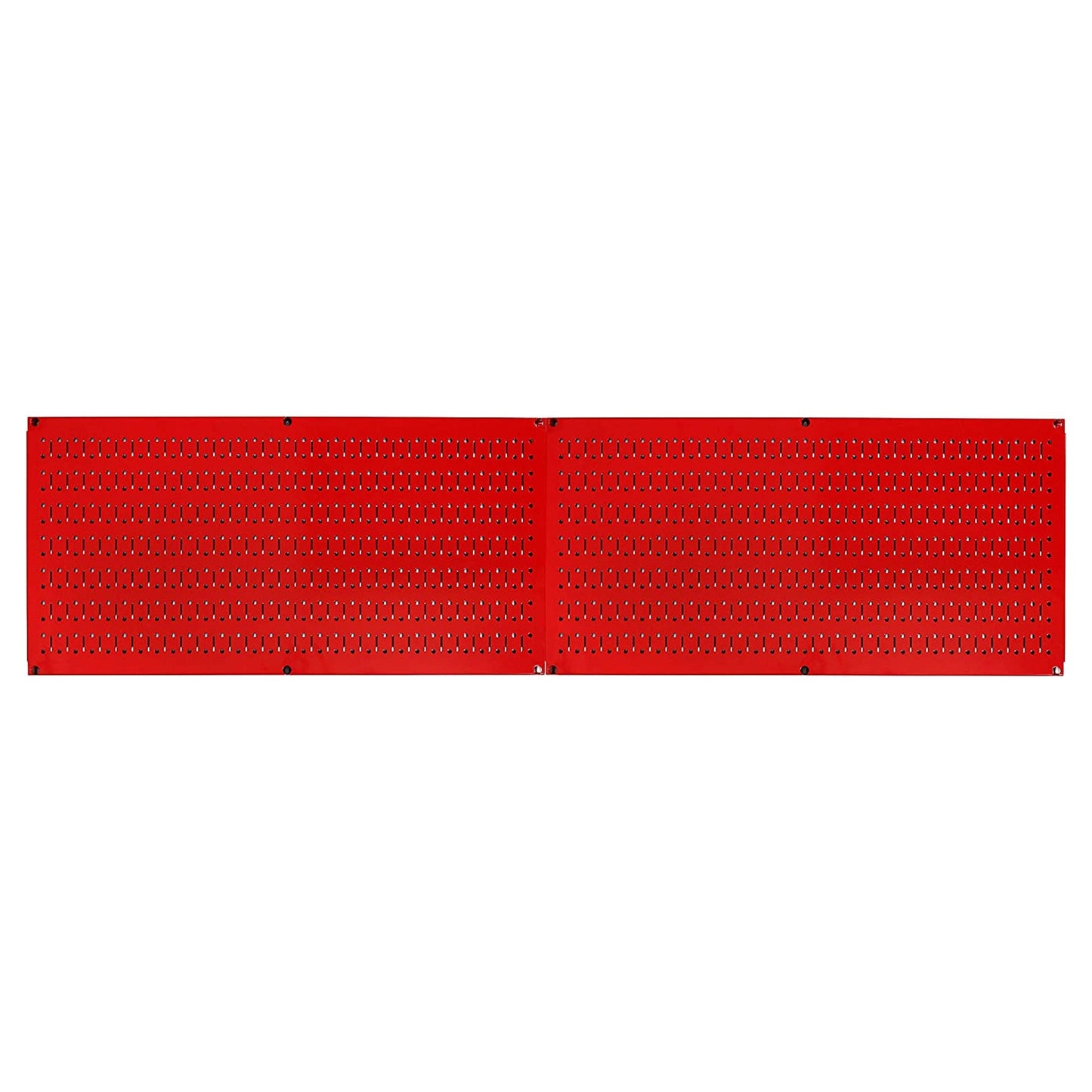 Wall Control 32" x 16" Horizontal Pegboard Garage Tool Organizer, Red (2 Pack)